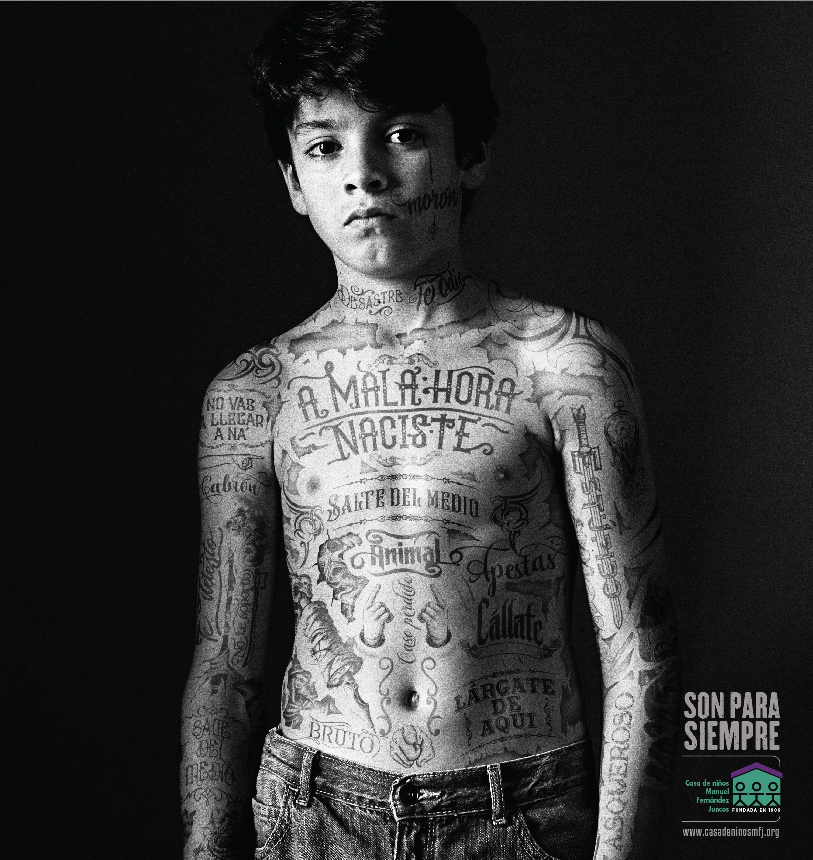 Casa de Niños Manuel Fernández Juncos: Hard Tattoos • Ads of the World™ |  Part of The Clio Network