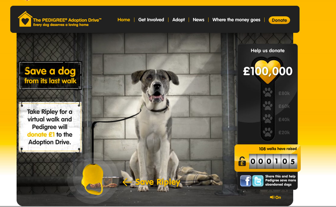 Pedigree: Virtual Dog Walk • Ads of the World™ | Part of The Clio Network